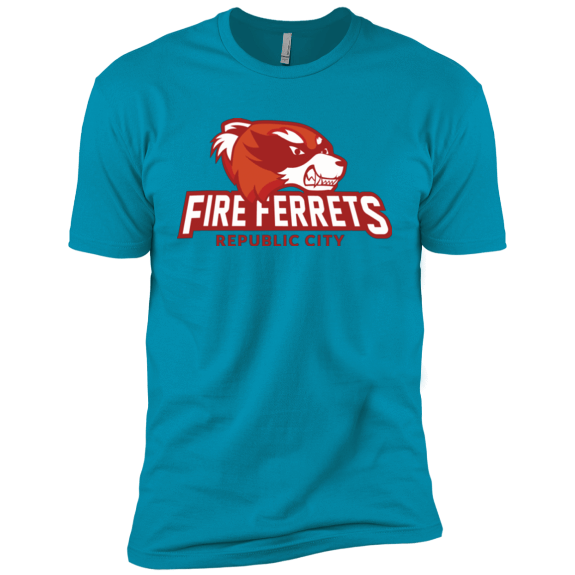 T-Shirts Turquoise / YXS Fire Ferrets Boys Premium T-Shirt