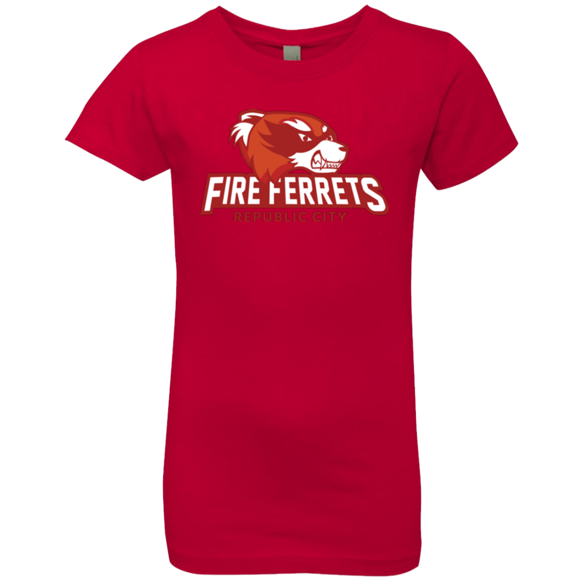 T-Shirts Red / YXS Fire Ferrets Girls Premium T-Shirt