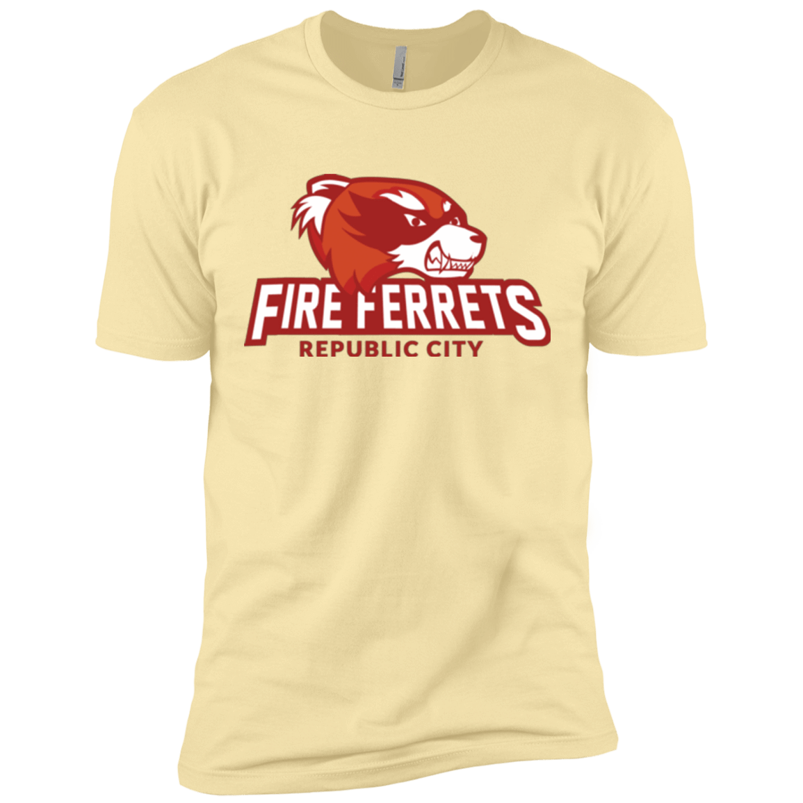 T-Shirts Banana Cream / X-Small Fire Ferrets Men's Premium T-Shirt
