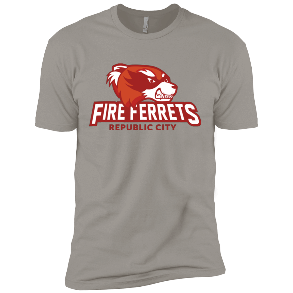 T-Shirts Light Grey / X-Small Fire Ferrets Men's Premium T-Shirt