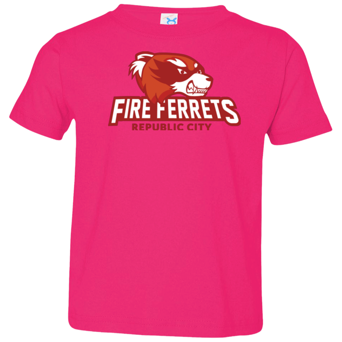 T-Shirts Hot Pink / 2T Fire Ferrets Toddler Premium T-Shirt