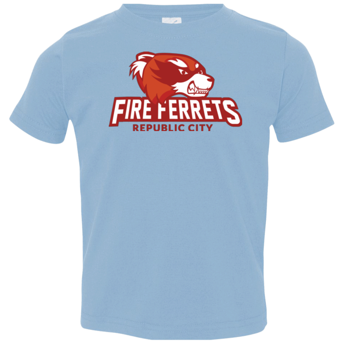 T-Shirts Light Blue / 2T Fire Ferrets Toddler Premium T-Shirt