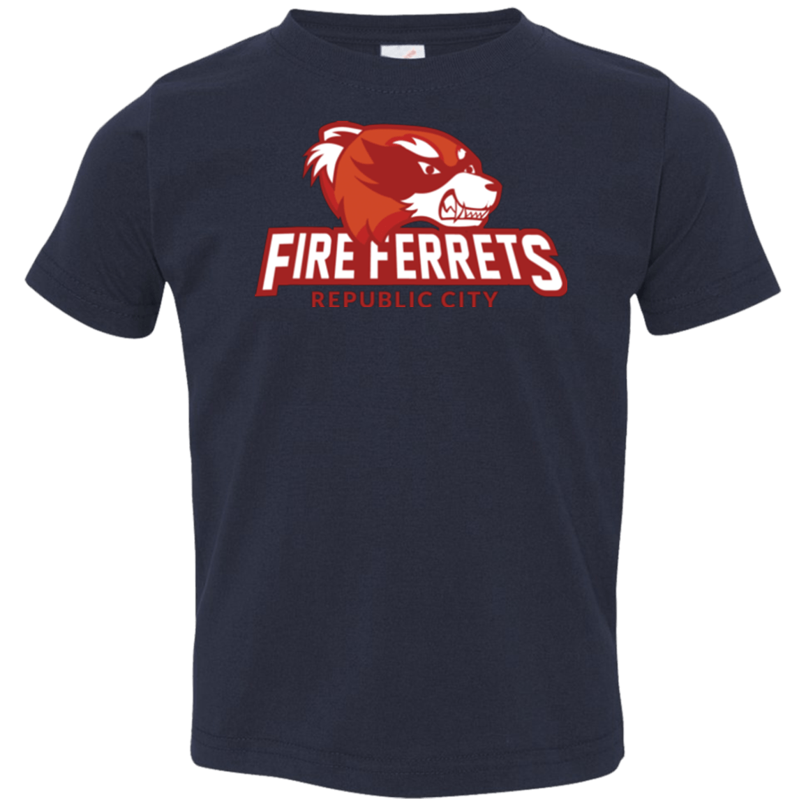 T-Shirts Navy / 2T Fire Ferrets Toddler Premium T-Shirt
