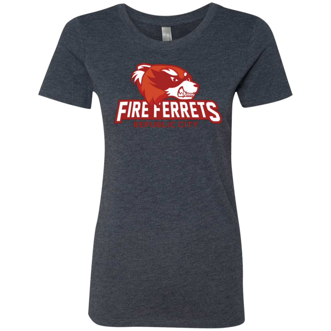 T-Shirts Vintage Navy / Small Fire Ferrets Women's Triblend T-Shirt