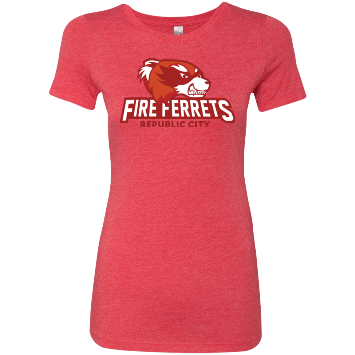 T-Shirts Vintage Red / Small Fire Ferrets Women's Triblend T-Shirt