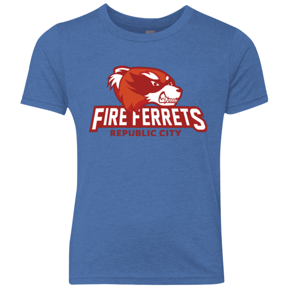 T-Shirts Vintage Royal / YXS Fire Ferrets Youth Triblend T-Shirt