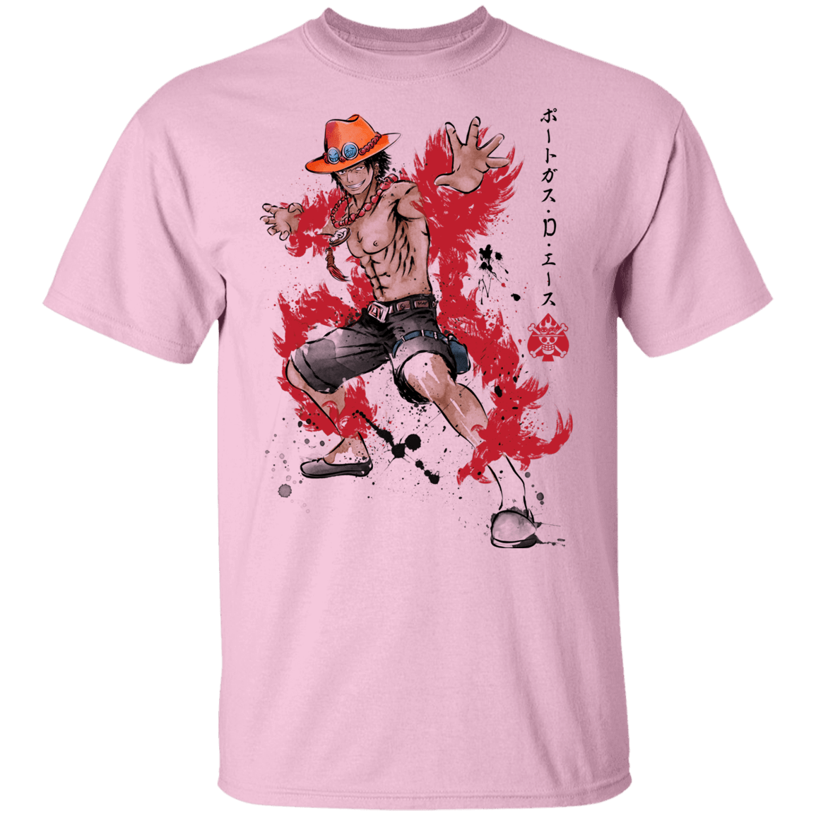 T-Shirts Light Pink / YXS Fire Fist Ace Youth T-Shirt