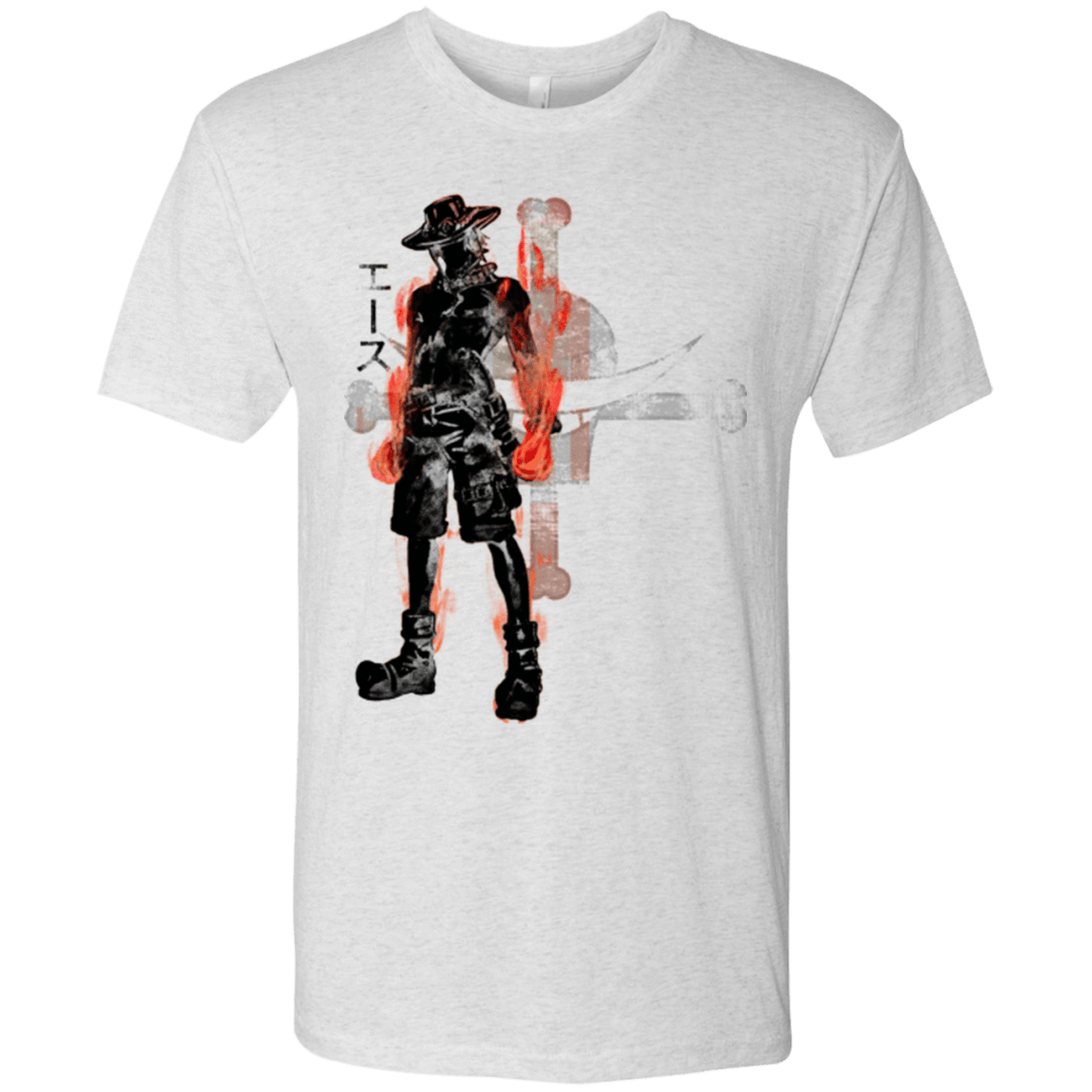 T-Shirts Heather White / Small Fire fist Men's Triblend T-Shirt