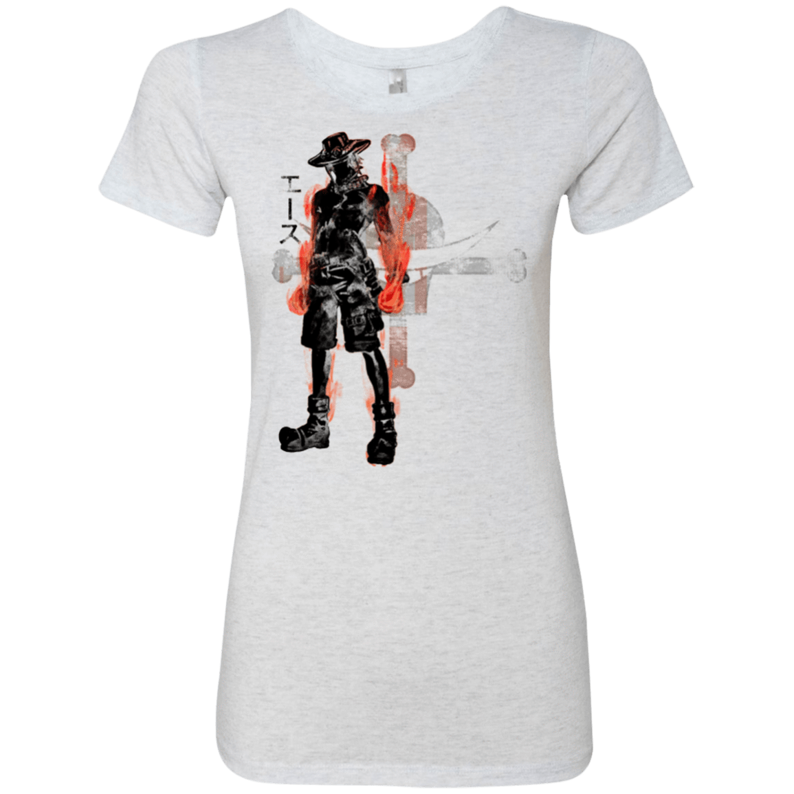 T-Shirts Heather White / Small Fire fist Women's Triblend T-Shirt