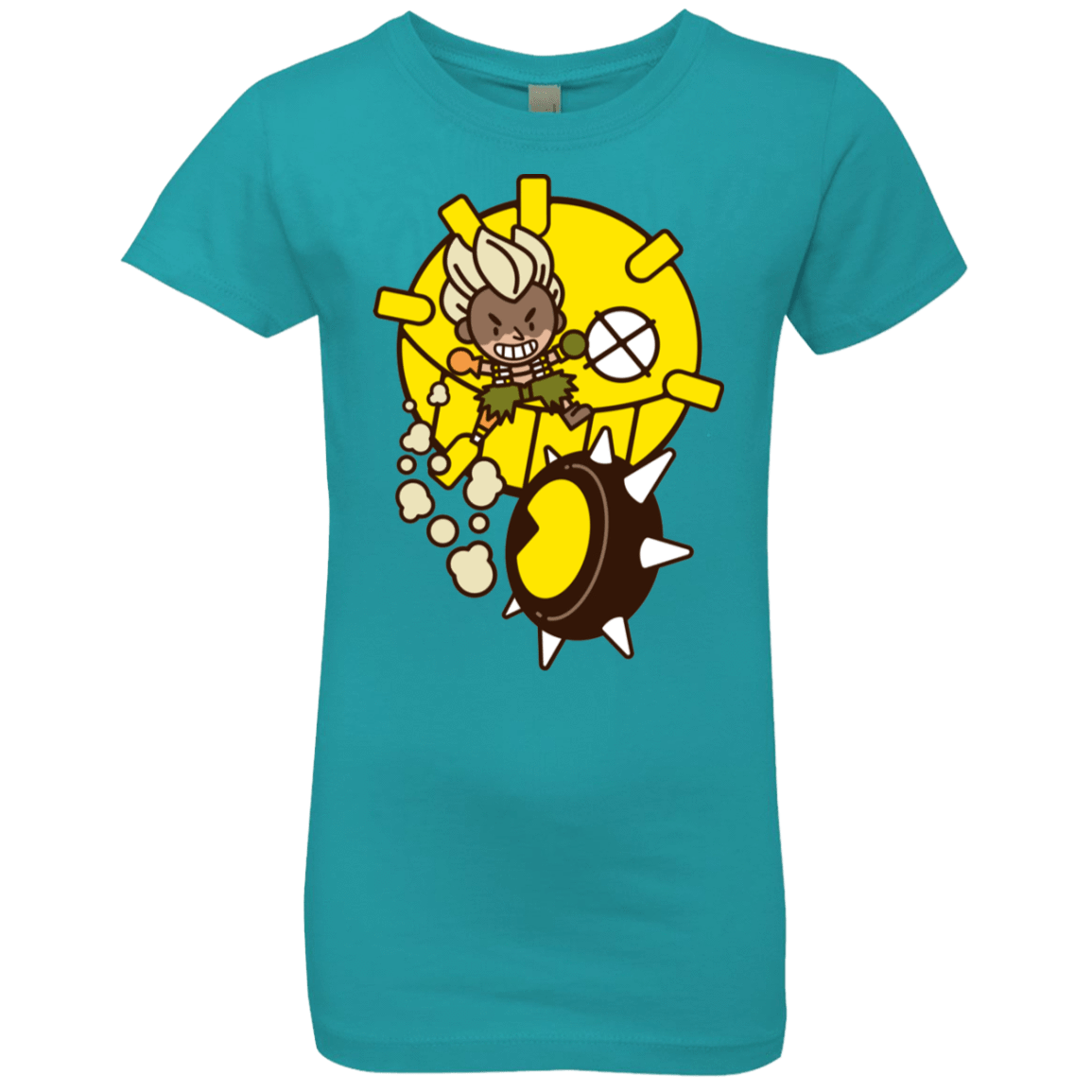 T-Shirts Tahiti Blue / YXS Fire in the Hole Girls Premium T-Shirt