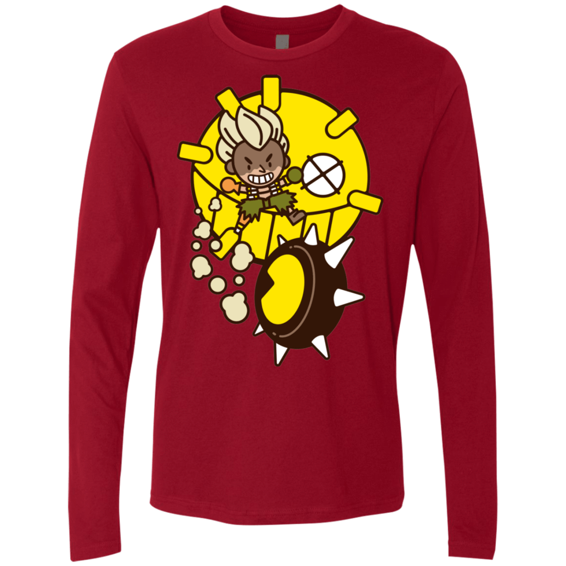 T-Shirts Cardinal / S Fire in the Hole Men's Premium Long Sleeve