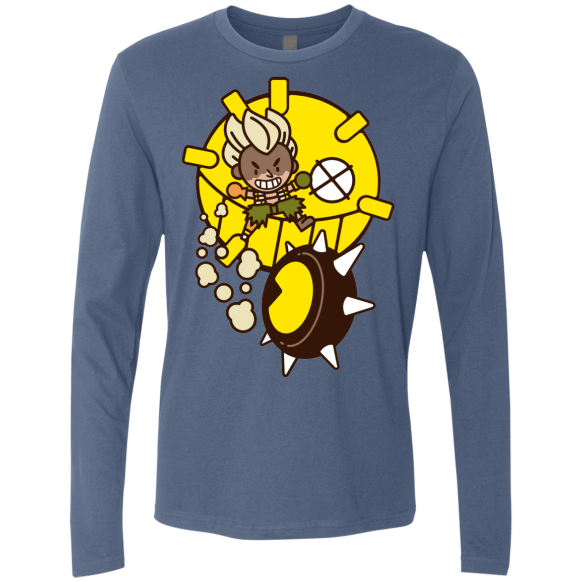 T-Shirts Indigo / S Fire in the Hole Men's Premium Long Sleeve