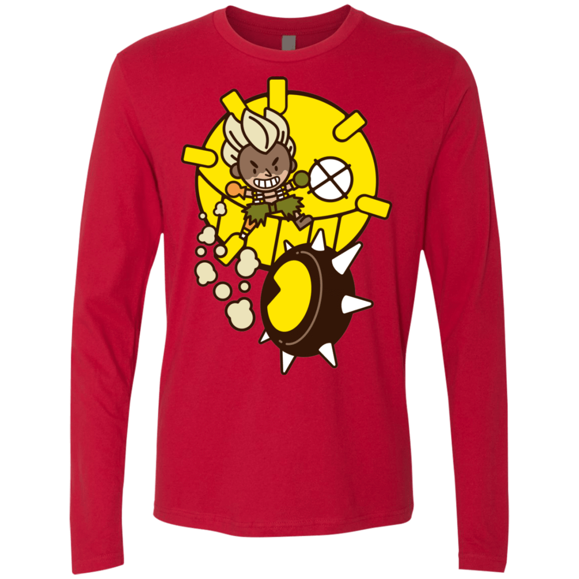 T-Shirts Red / S Fire in the Hole Men's Premium Long Sleeve