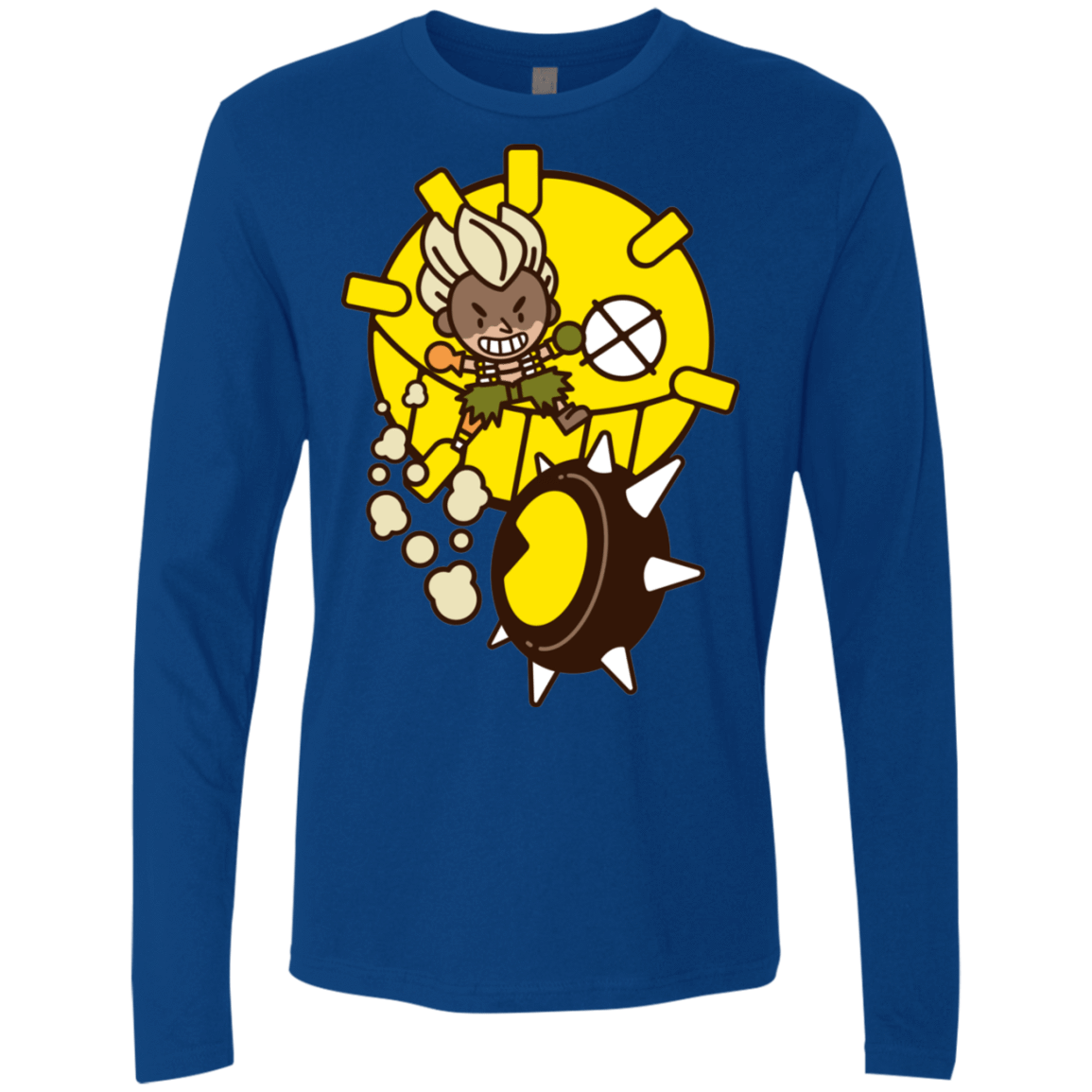T-Shirts Royal / S Fire in the Hole Men's Premium Long Sleeve