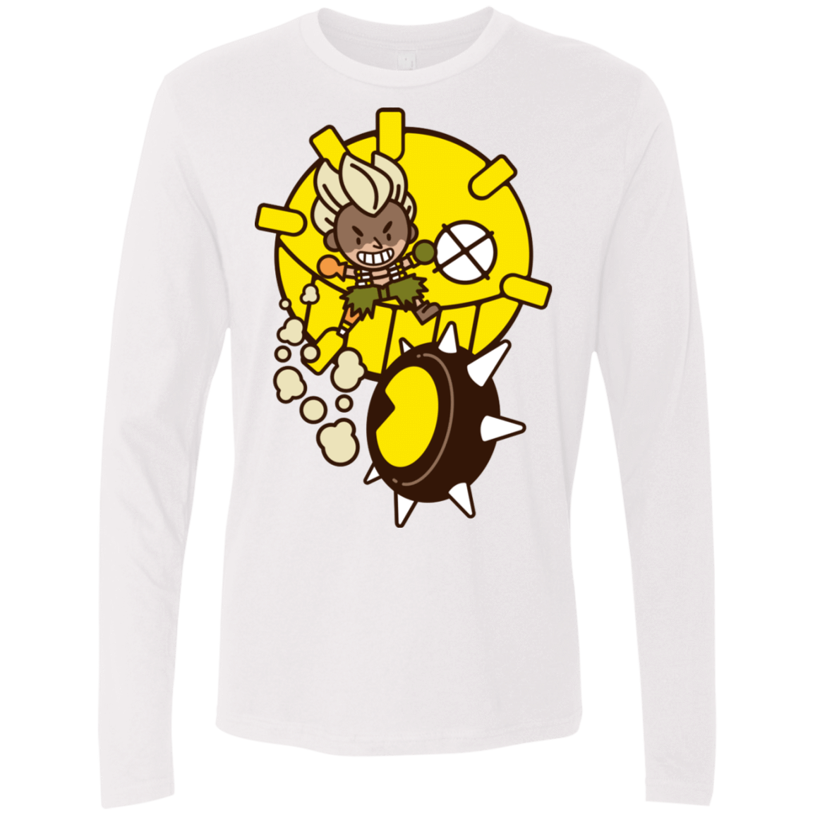 T-Shirts White / S Fire in the Hole Men's Premium Long Sleeve