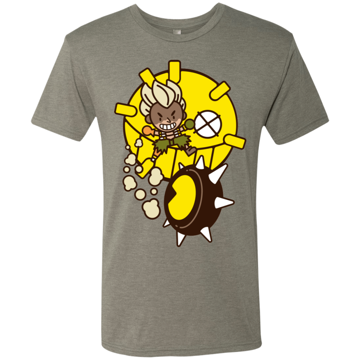 T-Shirts Venetian Grey / S Fire in the Hole Men's Triblend T-Shirt