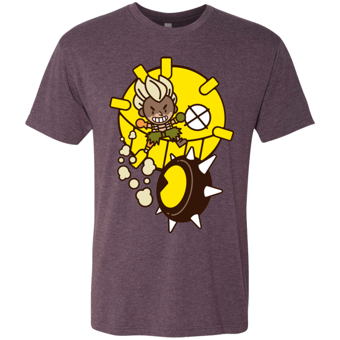 T-Shirts Vintage Purple / S Fire in the Hole Men's Triblend T-Shirt