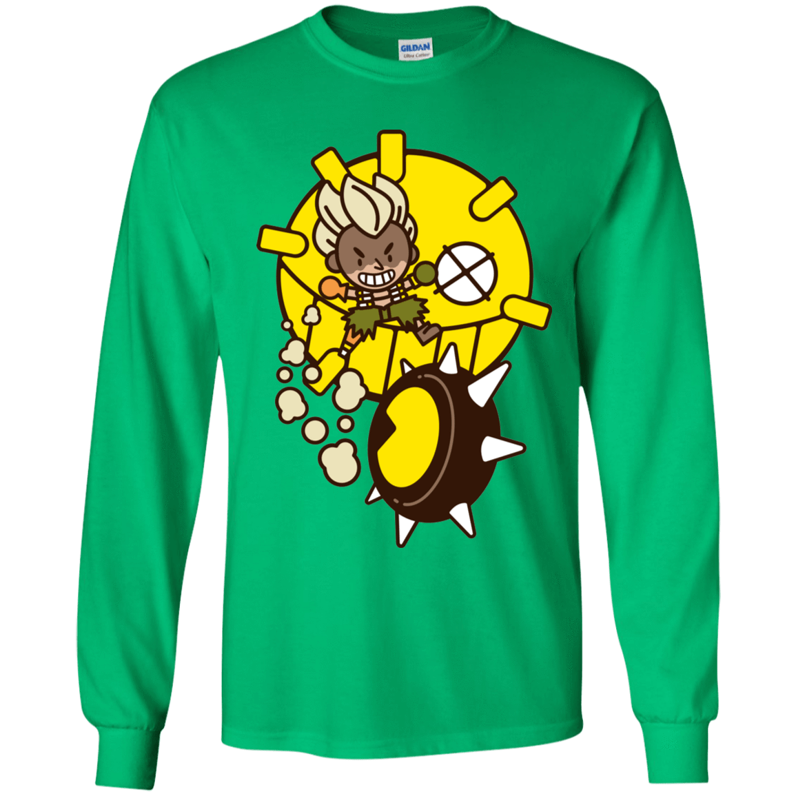 T-Shirts Irish Green / YS Fire in the Hole Youth Long Sleeve T-Shirt