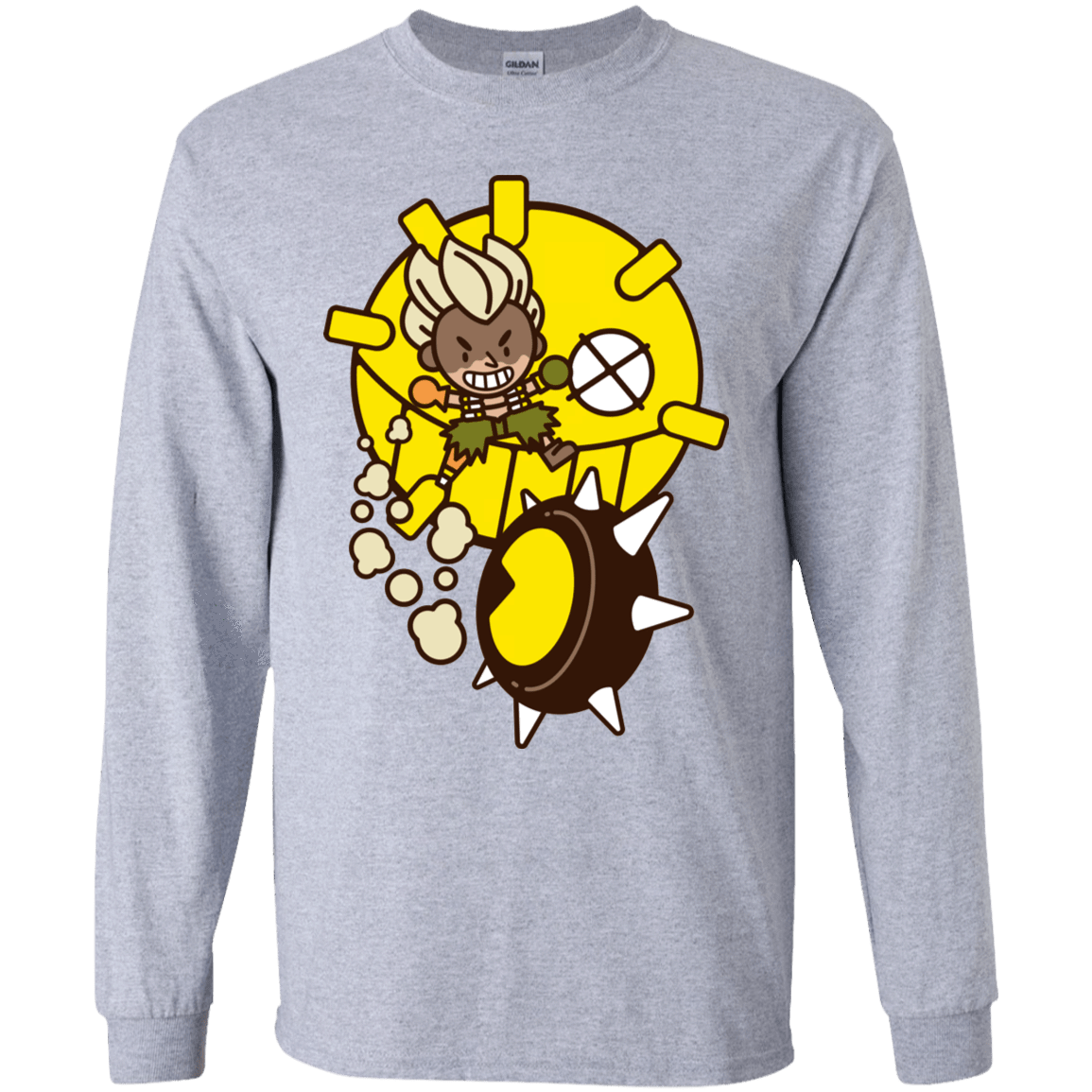 T-Shirts Sport Grey / YS Fire in the Hole Youth Long Sleeve T-Shirt