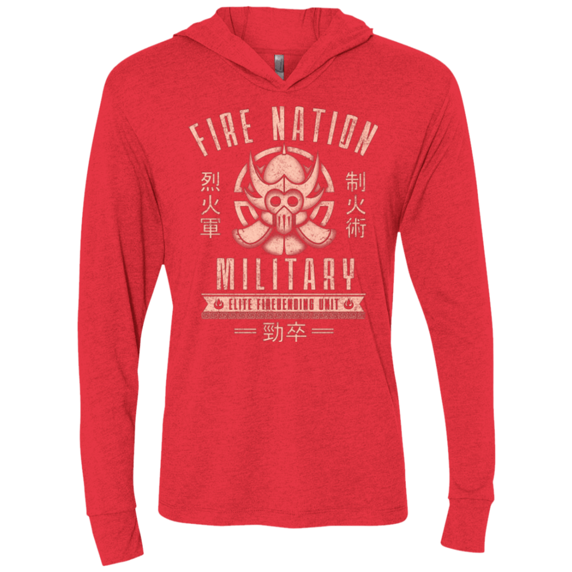 T-Shirts Vintage Red / X-Small Fire is Fierce Triblend Long Sleeve Hoodie Tee