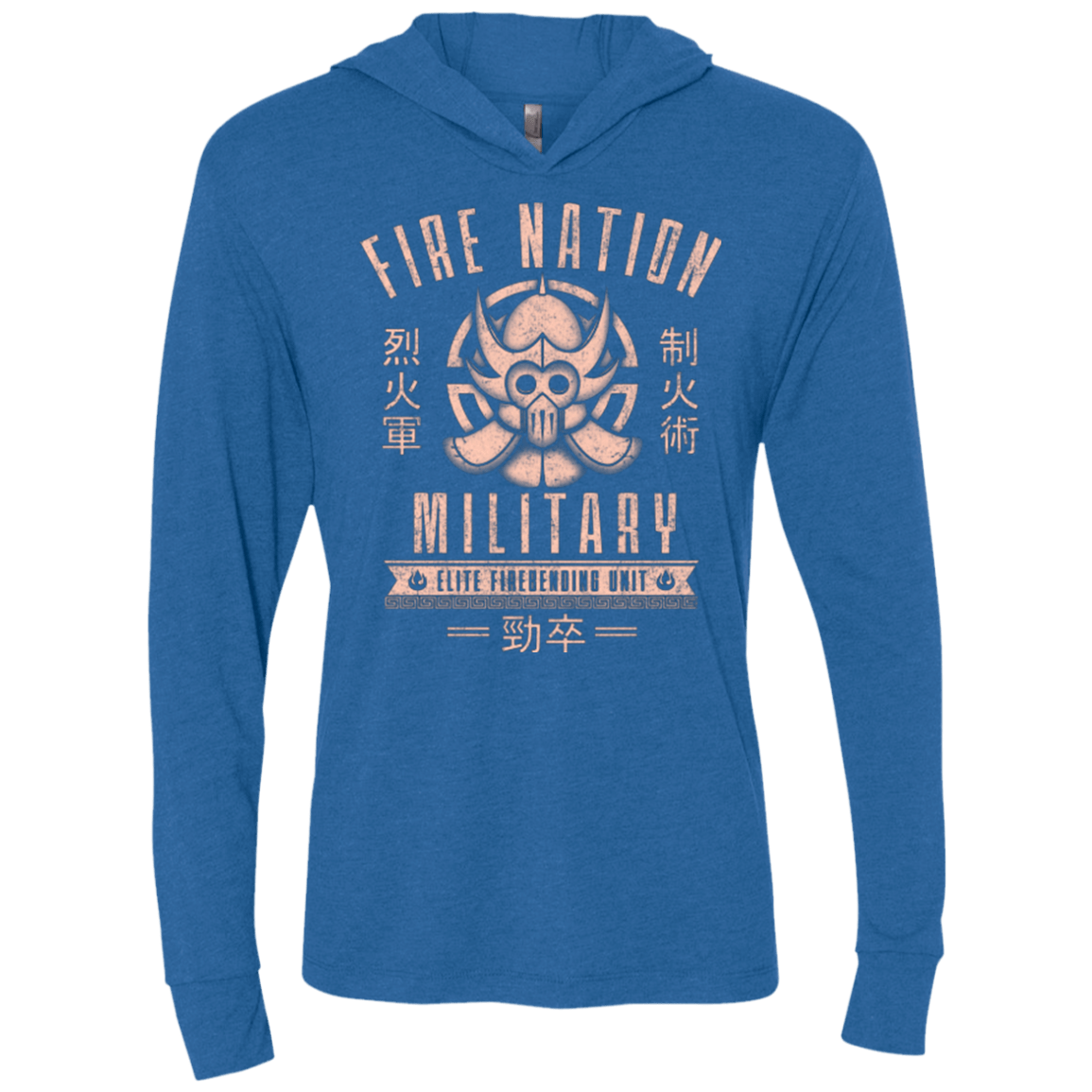 T-Shirts Vintage Royal / X-Small Fire is Fierce Triblend Long Sleeve Hoodie Tee