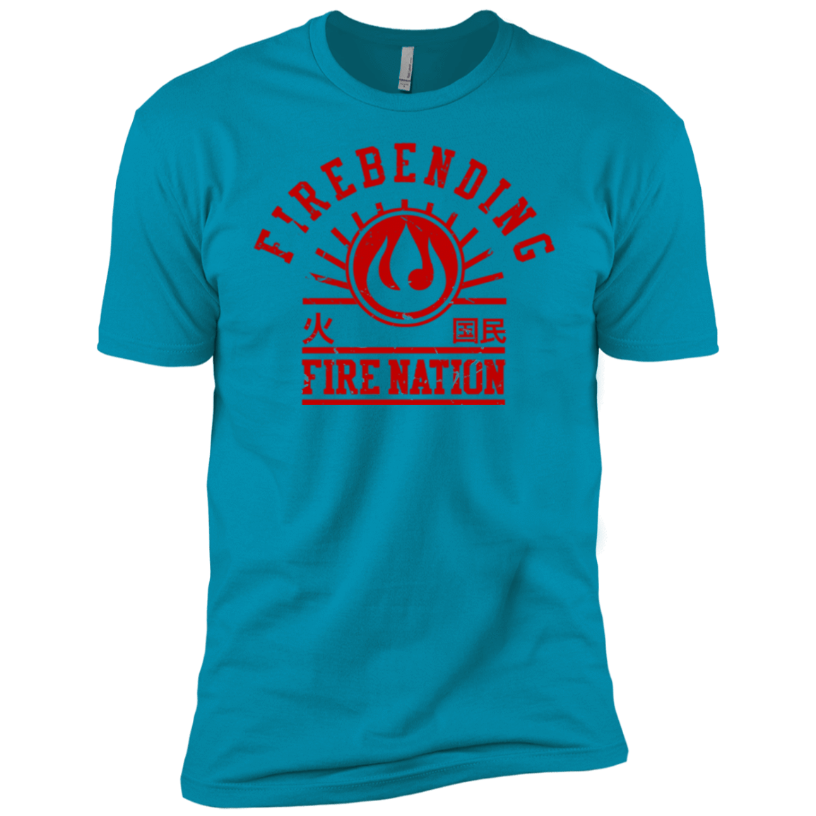 T-Shirts Turquoise / YXS Fire Nation Boys Premium T-Shirt