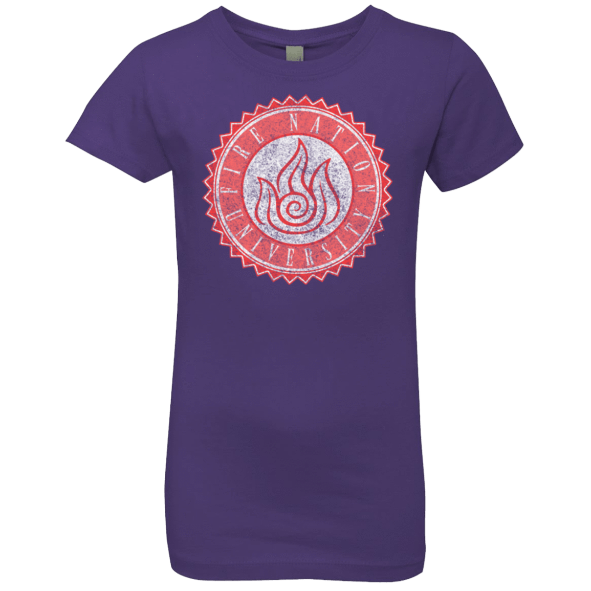 T-Shirts Purple Rush / YXS Fire Nation Univeristy Girls Premium T-Shirt