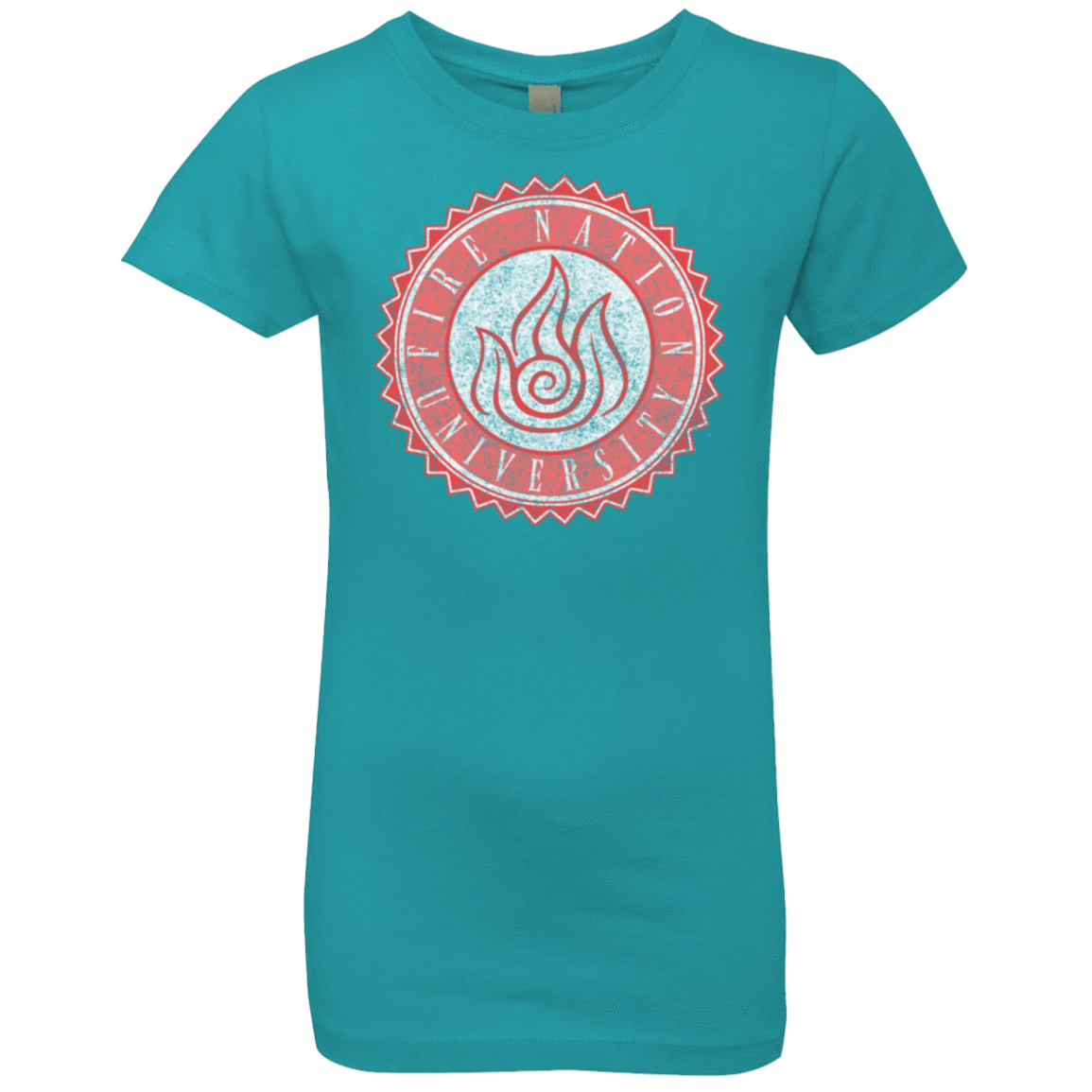 T-Shirts Tahiti Blue / YXS Fire Nation Univeristy Girls Premium T-Shirt