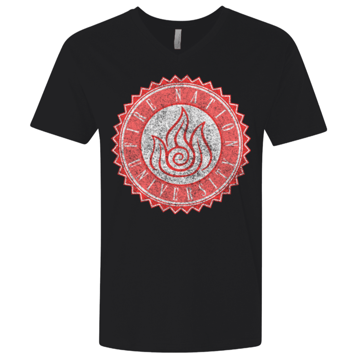 T-Shirts Black / X-Small Fire Nation Univeristy Men's Premium V-Neck