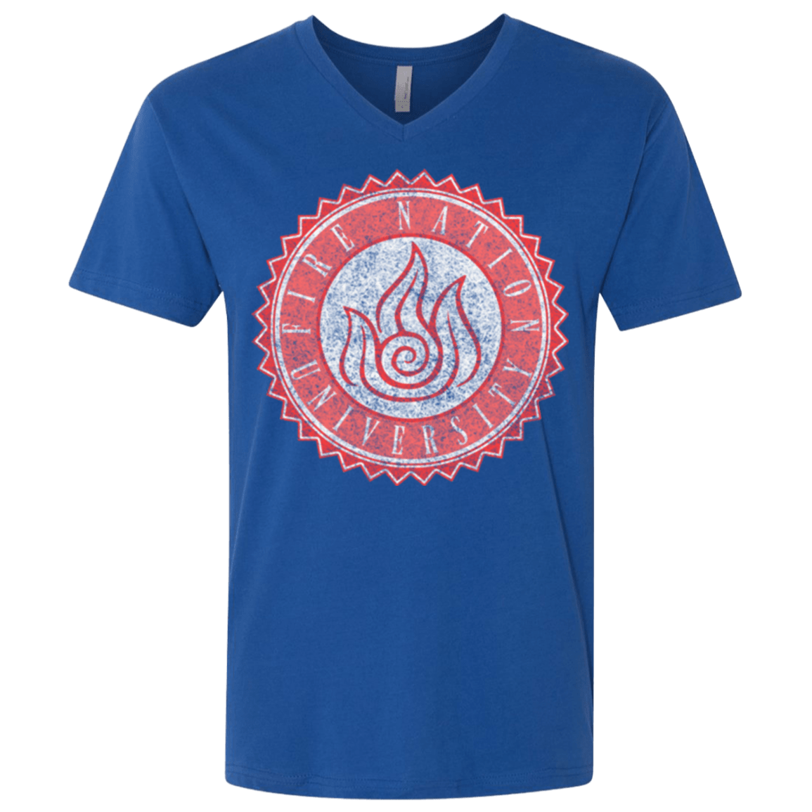 T-Shirts Royal / X-Small Fire Nation Univeristy Men's Premium V-Neck