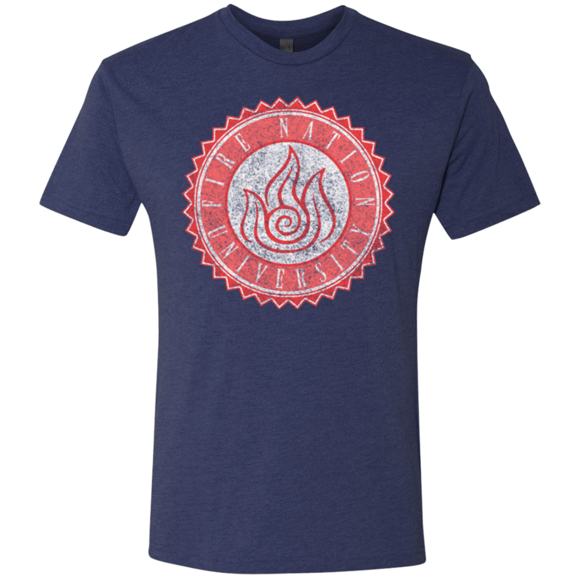 T-Shirts Vintage Navy / Small Fire Nation Univeristy Men's Triblend T-Shirt