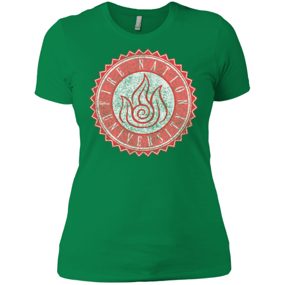 T-Shirts Kelly Green / X-Small Fire Nation Univeristy Women's Premium T-Shirt