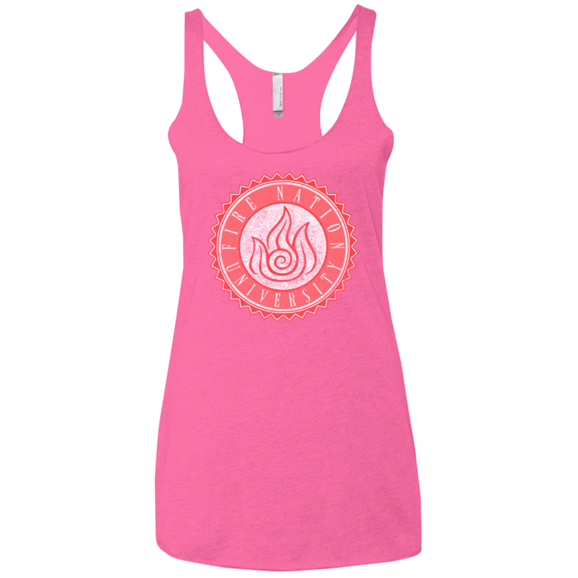 T-Shirts Vintage Pink / X-Small Fire Nation Univeristy Women's Triblend Racerback Tank