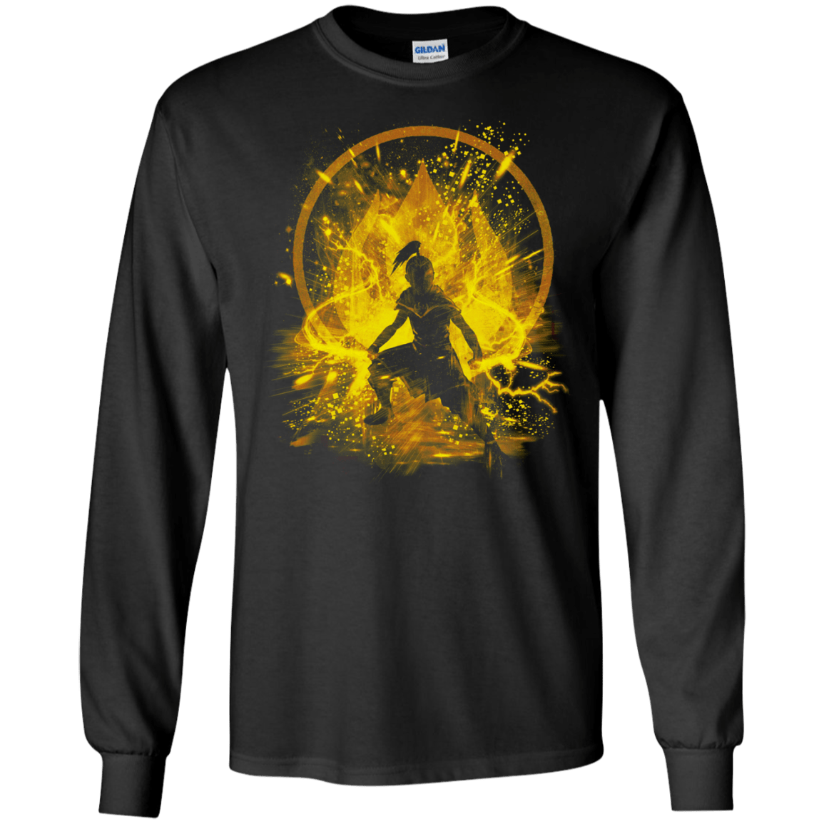 T-Shirts Black / S Fire Prince Men's Long Sleeve T-Shirt