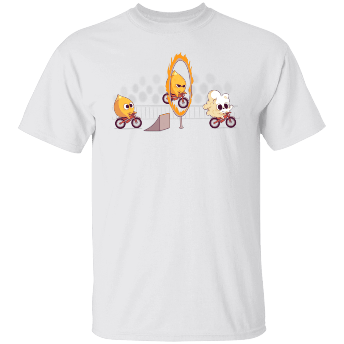 T-Shirts White / S Fire Stunt T-Shirt