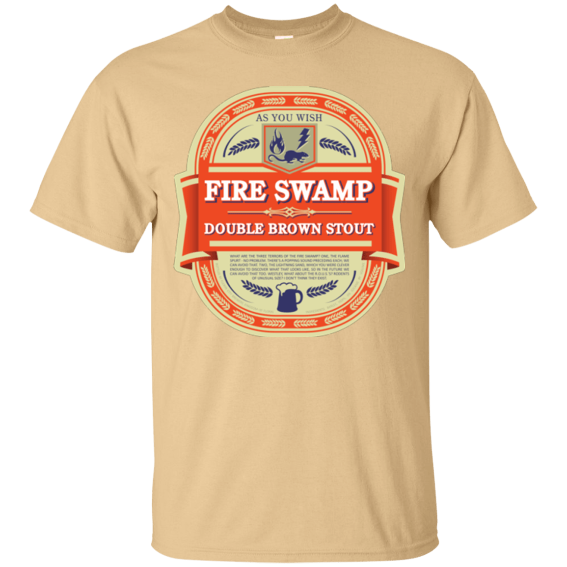 T-Shirts Vegas Gold / Small Fire Swamp Ale T-Shirt