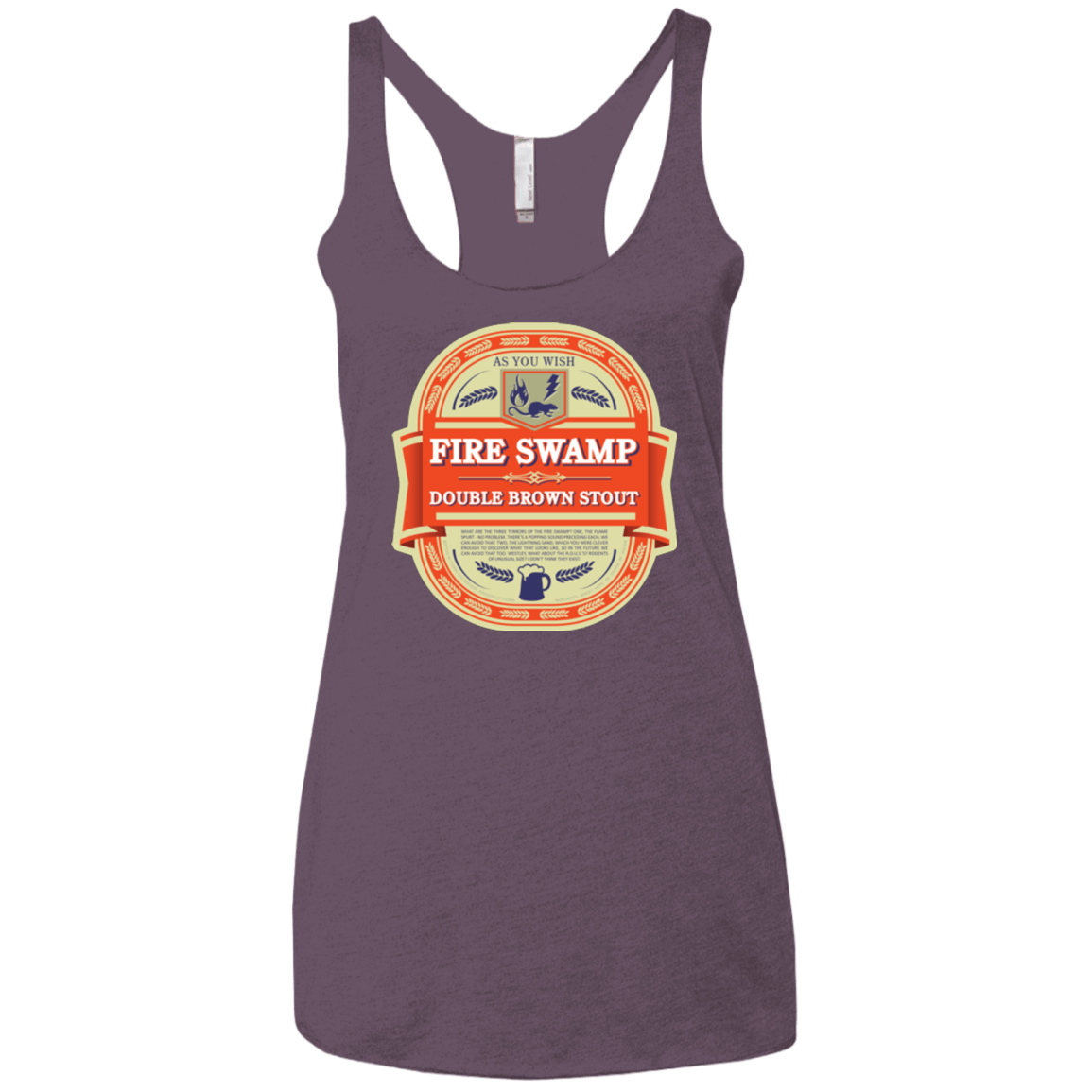 Fire Swamp Ale Women's Triblend Racerback Tank