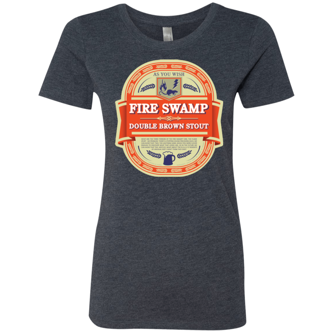 T-Shirts Vintage Navy / Small Fire Swamp Ale Women's Triblend T-Shirt