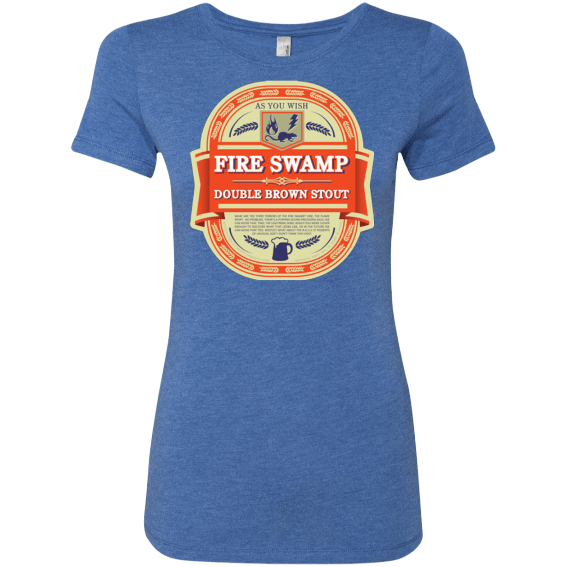 T-Shirts Vintage Royal / Small Fire Swamp Ale Women's Triblend T-Shirt