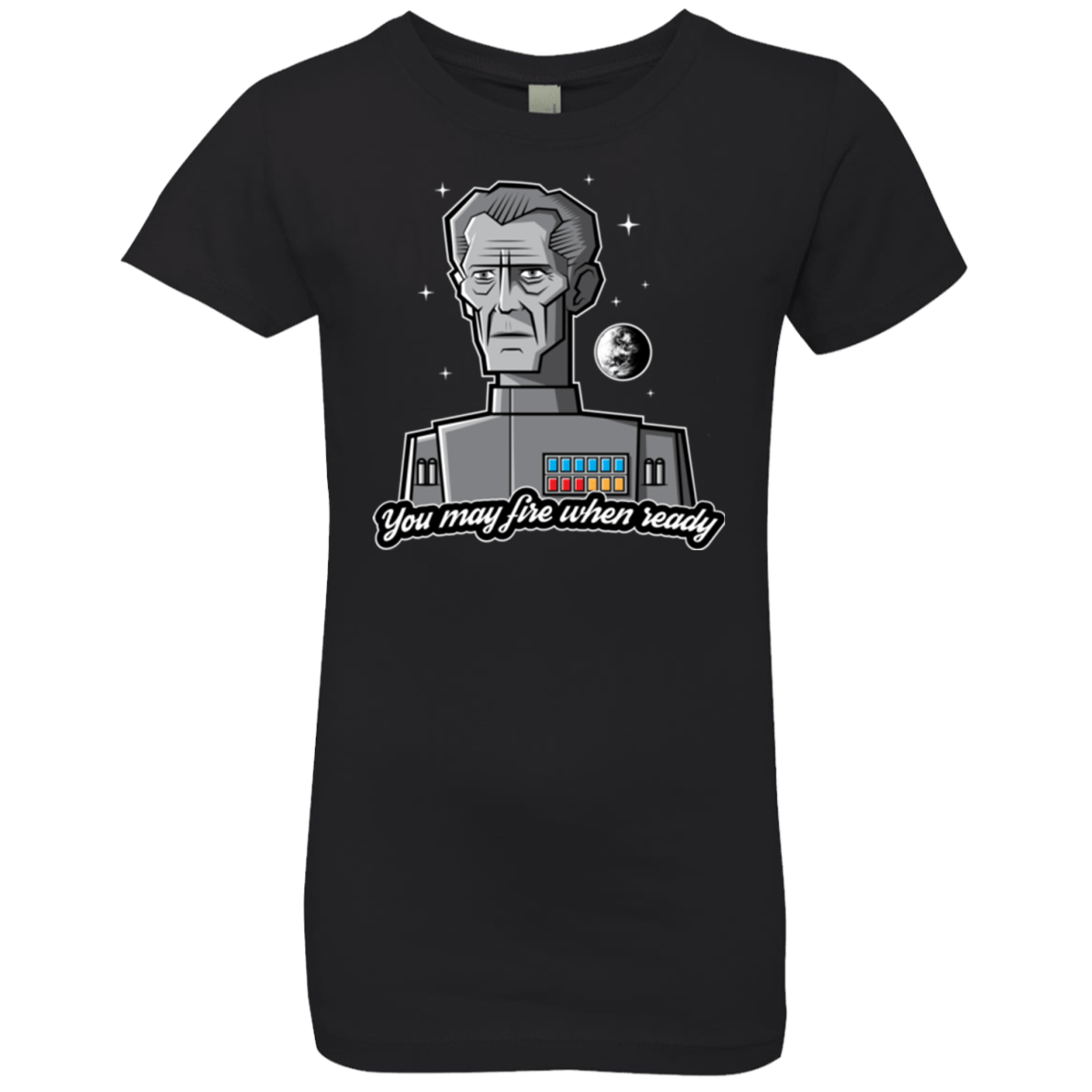 T-Shirts Black / YXS Fire When Ready Girls Premium T-Shirt