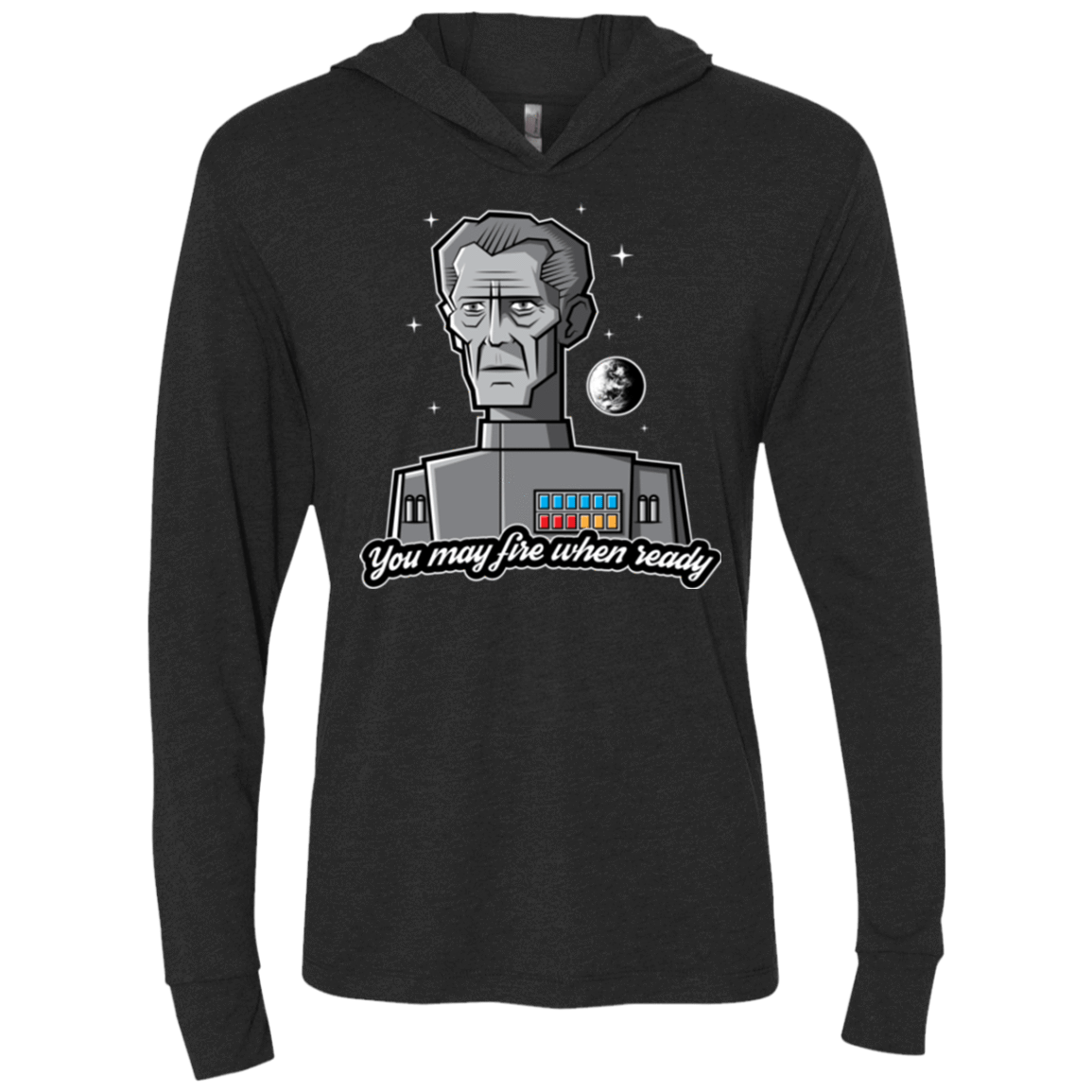 T-Shirts Vintage Black / X-Small Fire When Ready Triblend Long Sleeve Hoodie Tee