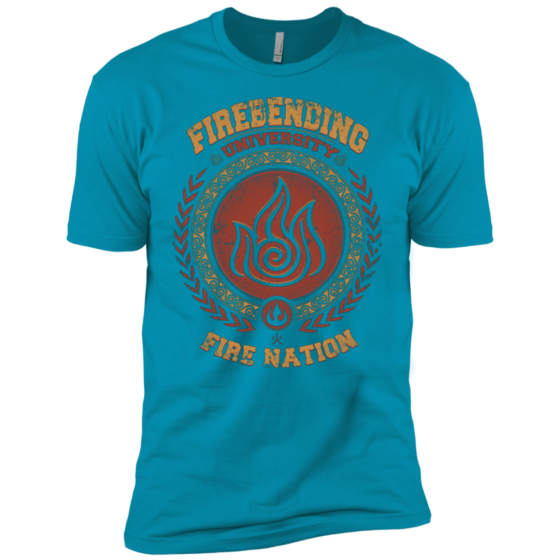 T-Shirts Turquoise / YXS Firebending university Boys Premium T-Shirt