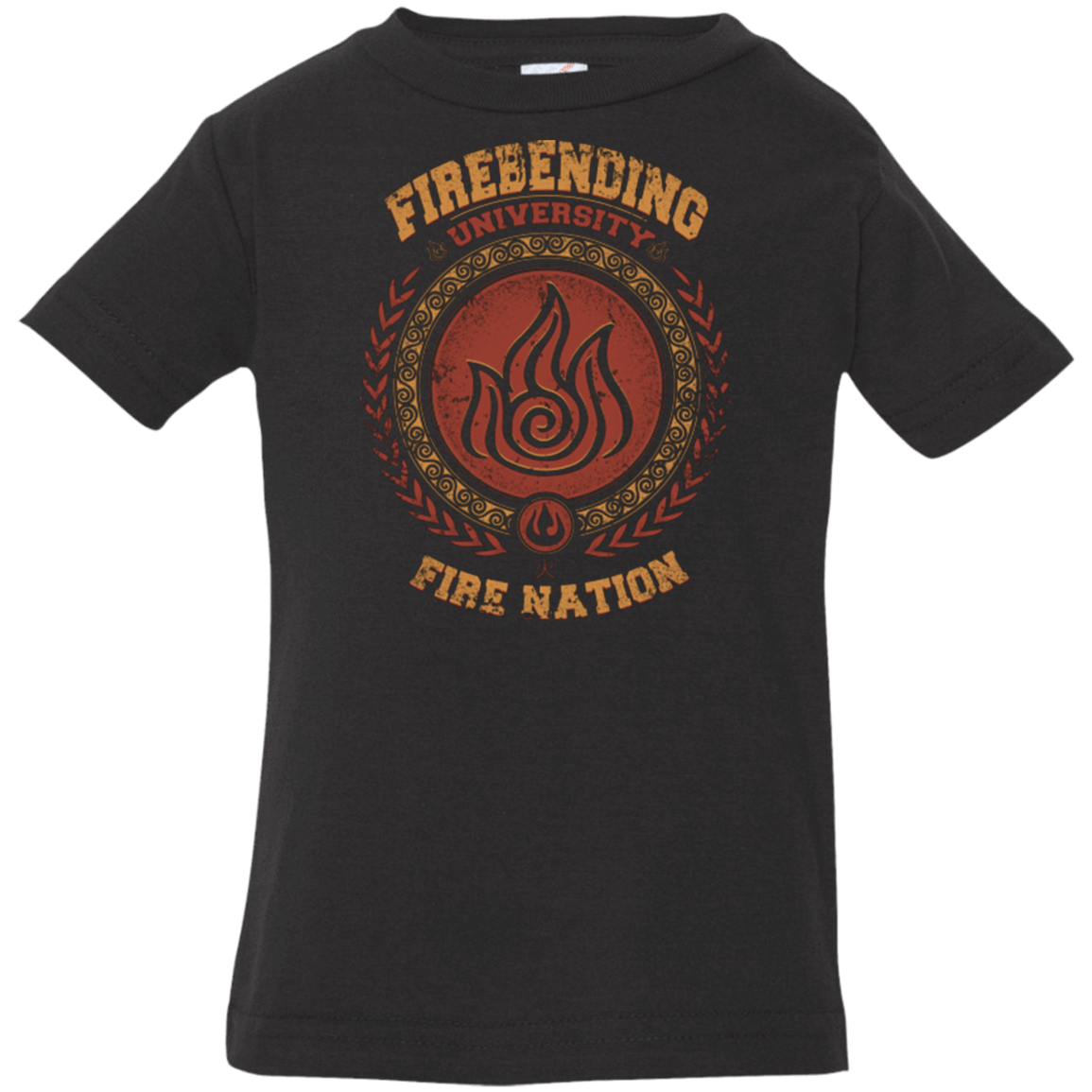 T-Shirts Black / 6 Months Firebending university Infant PremiumT-Shirt