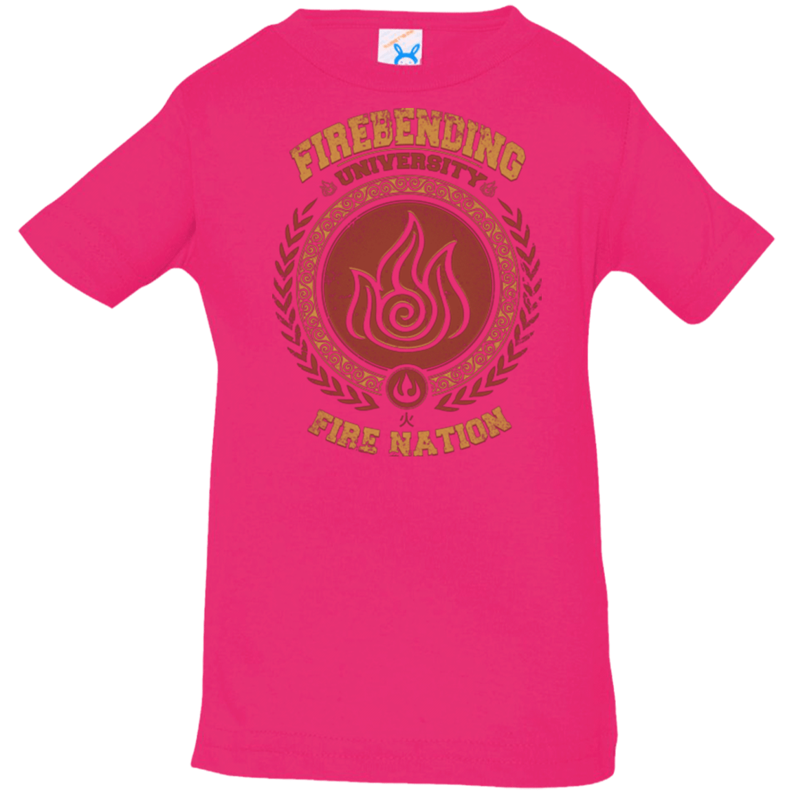 T-Shirts Hot Pink / 6 Months Firebending university Infant PremiumT-Shirt