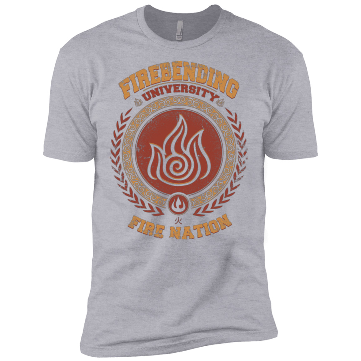 T-Shirts Heather Grey / X-Small Firebending university Men's Premium T-Shirt