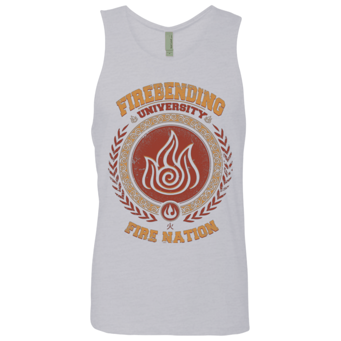 T-Shirts Heather Grey / Small Firebending university Men's Premium Tank Top