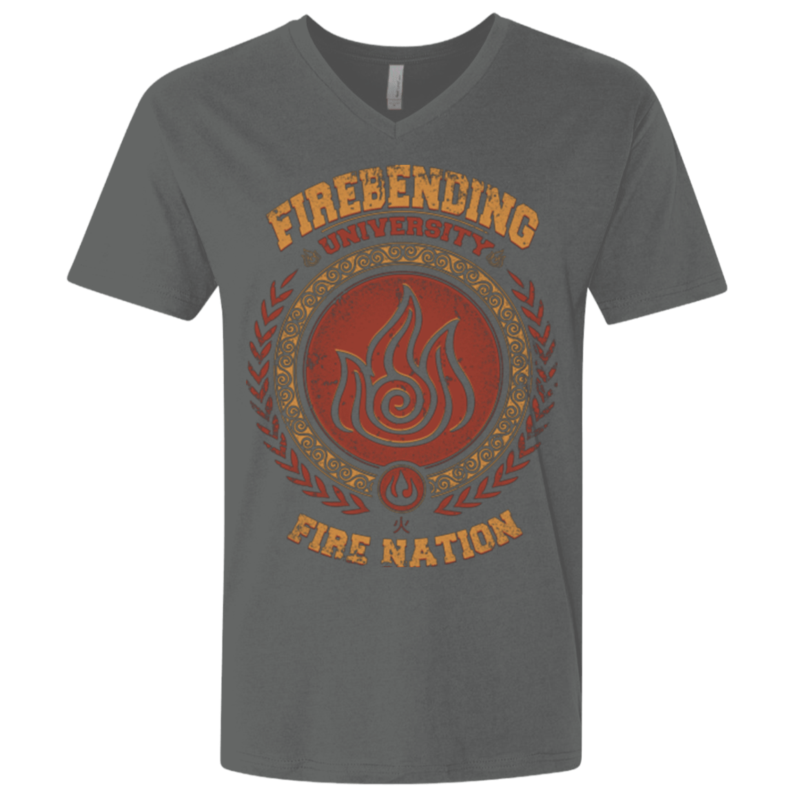T-Shirts Heavy Metal / X-Small Firebending university Men's Premium V-Neck