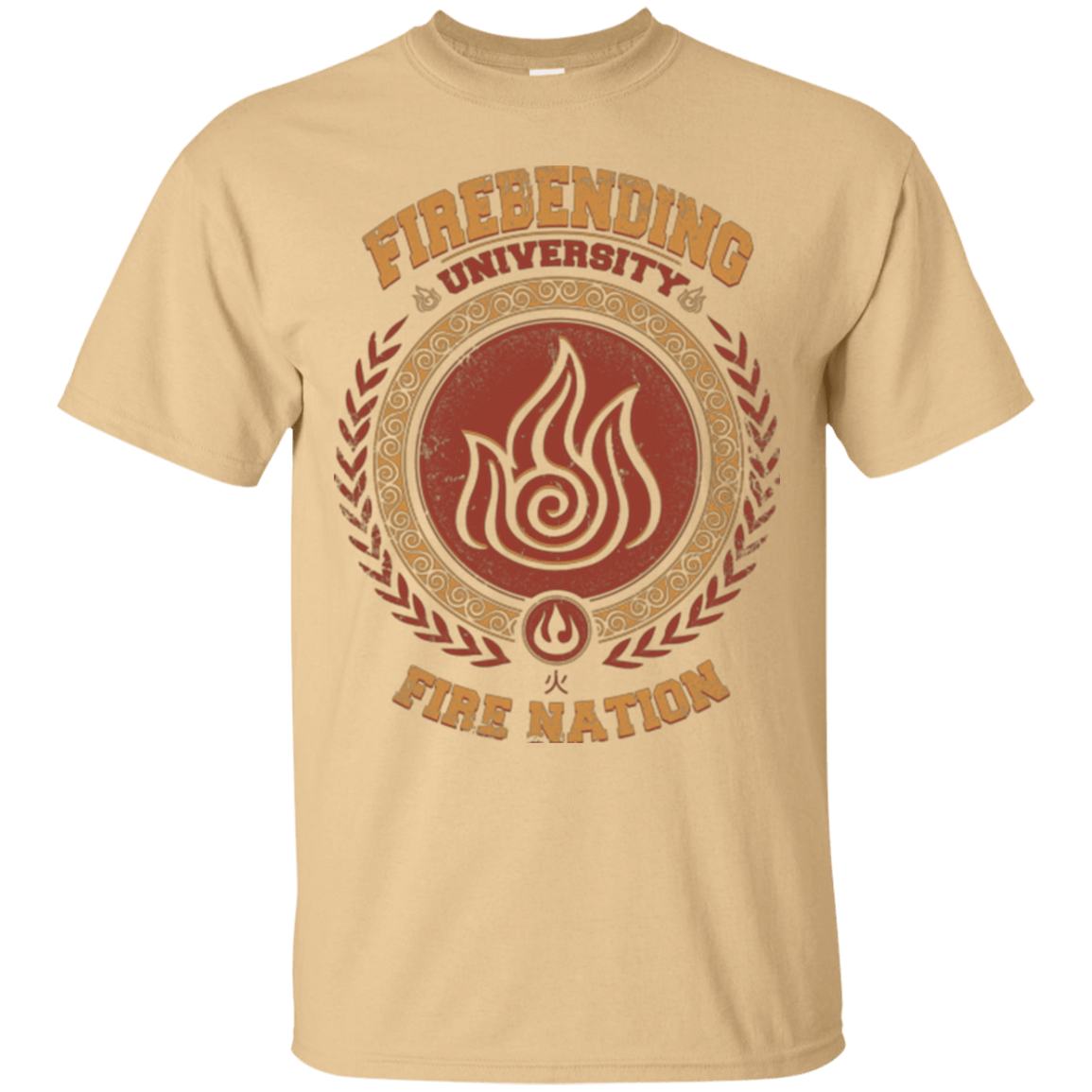 T-Shirts Vegas Gold / Small Firebending university T-Shirt
