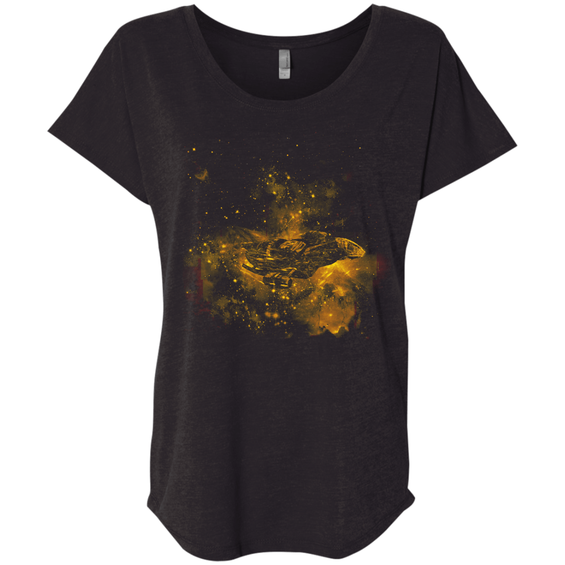 T-Shirts Vintage Black / X-Small Fireflying Triblend Dolman Sleeve