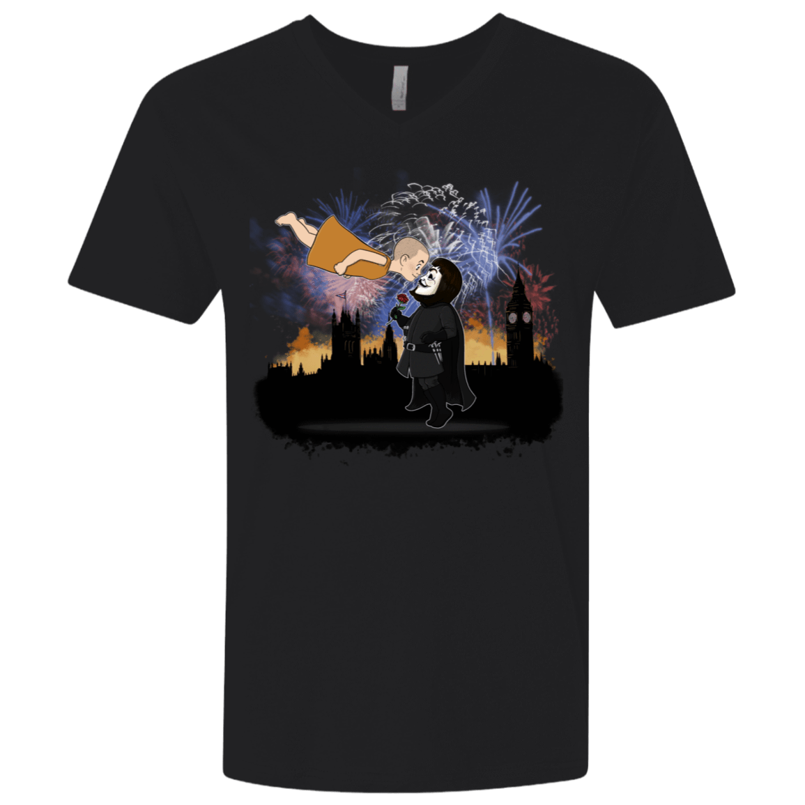 T-Shirts Black / X-Small Fireworks Men's Premium V-Neck